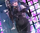 ゲームスチル風イラスト描きます 配信サムネ、ASMRなどにもお使いいただけます イメージ4