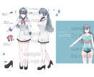 TRPG、VTuber、活動者用イラスト制作します 表情差分あり！魅力を引き立てるイラストお描きします！ イメージ2