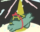 ゆるくてかわいい動物イラスト描きます オリジナルでかわいいイラスト制作します イメージ2