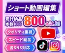 ショート動画編集｜TikTokリール広告対応します 実績多数！クオリティ重視で仕上げます！即レス・丁寧対応で安心 イメージ1