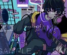 歌ってみたイラスト等サムネ描きます なるべく原作に寄せた絵に仕上げます。 イメージ3