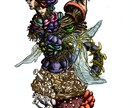あなたに刺さる異形・キャラクターを描きます 好みに合わせたキャラクターデザイン、イラスト作成を行います イメージ5