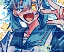 SNSアイコン、1枚絵など承ります あなたのための、生き生きとしたキャラクターイラストを！ イメージ1