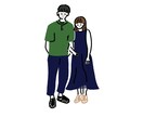 アイコンイラスト・記念イラスト描きます 好きな色、ポーズで「らしさ」のでるアイコンを。 イメージ4