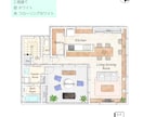 掲載用の間取り図をおしゃれに作成します 【写真・図面からAirbnb・民泊掲載用に作成】 イメージ4