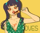 アニメ塗り・レトロポップな挿絵、イラスト描きます あらゆるスタイルであなただけのオリジナル絵を！ イメージ3