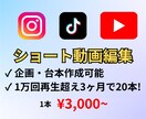 集客・採用向けのショート動画を編集いたします TikTok, Instagram, YouTubeなど! イメージ1