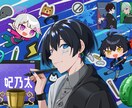 アイコンなど、イラスト全般お描きします かっこかわいいキャライラスト！ イメージ6