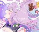 SNSアイコン、グッズ、MV等の1枚絵制作します グッズ、動画映えのイラスト制作します！ イメージ5