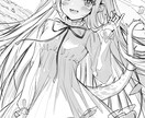 キラキラして繊細で透明感のあるラフ画描きます ラフ画でも絵力がたっぷりです！ イメージ7
