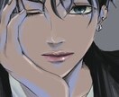 目を引くSNSアイコン描きます 派手目なタッチや韓国風お任せ下さい♪老若男女お描きします♪ イメージ6
