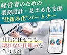 経営者のための業務設計・見える化を支援します 小さな会社の“仕組み化”パートナー イメージ1