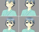 商用利用OK!立ち絵の制作致します オリジナルキャラの設定画なども可能です！ イメージ2