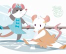デフォルメで動物イラスト描きます ペット似顔絵、キャラクターデザイン、ポップなどおまかせを！！ イメージ9