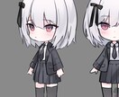透明感のあるかわいい女の子のイラストを作成します SNS、サムネイル、鑑賞用など イメージ6