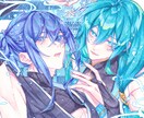 キラキラで透明感のあるアナログイラスト描きます 個人観賞やSNS、動画、挿絵等いろいろな用途に！ イメージ1