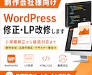 制作会社様向けWP修正・LP改修します 外部制作パートナーとして継続対応 イメージ1
