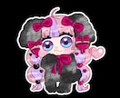 ミニキャラ【うさぬい版／マグショット版】制作します 使いやすいコンセプトのミニキャラセットです！ イメージ3