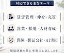 不動産業界20年以上の経験でインタビューに答えます 現場・管理職・代表職の各視点から実体験をお話しします イメージ2