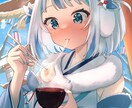 かわいい女の子のイラスト描きます 【アイコン・ボカロ楽曲・切り抜き動画用イラスト等対応可能】 イメージ1