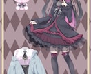 VTuberのパーツ分け立ち絵を制作します モデリングなしのパーツ分け立ち絵 イメージ2