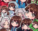 可愛いデフォルメアイコン描きます SNSアイコンやプレゼントに最適なミニキャラ制作 イメージ4
