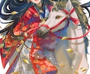 バストアップ〜背景付きまで！イラスト制作いたします アンティーク・和風な世界観が得意です！ イメージ8
