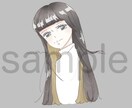 かわいい女の子を描きます SNSのアイコンなどにどうですか イメージ5