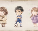 ほんわか可愛いイラスト作成します 優しいタッチのイラストを作成します イメージ3
