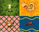 動物を癖のあるイラストで描きます 商用利用OK！納品最短で即日可！ イメージ1