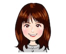 SNSアイコン・名刺に！好感度◎似顔絵描きます 好印象に仕上げます！適度にリアルな似顔絵お描きします！ イメージ1