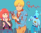 ポップでかわいいイラストを作成いたします グッズや広告など幅広いジャンルで活躍できる絵柄です！ イメージ6