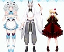 可愛いく滑らかな高品質Vtuberモデル作ります キャラデザからモデリングを全部プロにおまかせ！簡単デビュー！ イメージ3