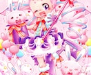商用OK☆一枚絵制作☆可愛い色鉛筆イラスト描きます 鑑賞用・絵本・プレゼント似顔絵・挿し絵などにいかがでしょう☆ イメージ4