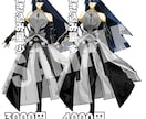 立ち絵制作いたします シンプルでパキッとした塗りでキャラを引き立たせます イメージ3