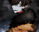 ダークでカッコいいイラスト描かせていただきます バストアップから全身立ち絵まで、気軽にご相談ください イメージ7