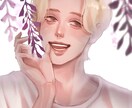 儚げなリアルテイストのイラスト描きます SNSのアイコン、似顔絵等のご依頼受けております。 イメージ4