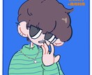 ゆるくてアンニュイなイラストをお描きします かわいいさの中にほんの少しの苦さを閉じ込めて。 イメージ6