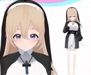 Vroidにて3Dモデル制作します vroidファイルで簡単お着替えも可能！ イメージ5