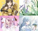 キャラクターイラスト制作します 用途に合わせた立ち絵・一枚絵などお描きします イメージ5