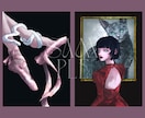 ダーク×動物×厚塗り｜世界観ある一枚絵を描きます 商用利用OK◎一枚絵・MV・サムネ等お気軽にご相談ください イメージ10
