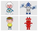 ポップでかわいいキャラクター制作致します 商用可！個人店舗、企業様のキャラクターデザインを完全サポート イメージ7