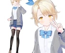 魅力的な3DCGモデル制作します 【VTuber・VRChat対応】キャラデザ～モデル化まで！ イメージ2