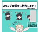 かわいいミニキャラのLINEスタンプ書きます 動物も描けます！８個で5000円です！？商業利用OKです！ イメージ3