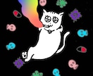 ゆるふわダークなイラストつくります インフルエンサー様のアイコン作成実績有！下ネタ病み垢薬漬 イメージ1