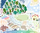 ごちゃごちゃしたイラストを描きます まるでパズルのピースみたい。ちょっぴりクセになるイラスト♪ イメージ6