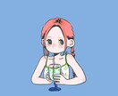 ゆるかわな女の子描きます 【柔らかい世界観】ファッションイラスト／雑誌・SNS用 イメージ1