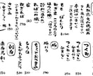 筆文字で差がつく！目に留まる【メニュー表】作ります リピート率高！スピード・安心感重視の方におすすめ イメージ3