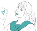 おしゃシンプルな似顔絵描きます 商用利用OK◎アイコン・プレゼント・ウェルカムボードにも◎ イメージ8