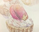 SNSアイコンなどミニイラスト描きます 可愛いと綺麗を中心に、透明水彩で。 イメージ3